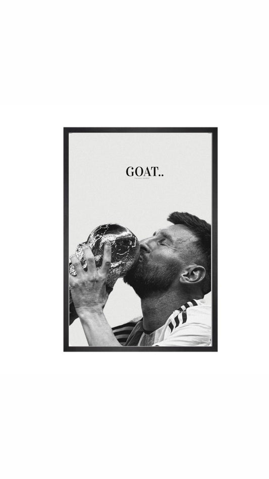 Messi GOAT poster