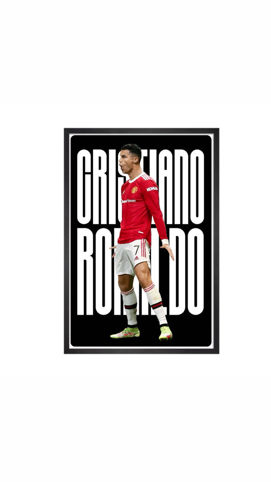 Cristiano ronaldo man utd poster