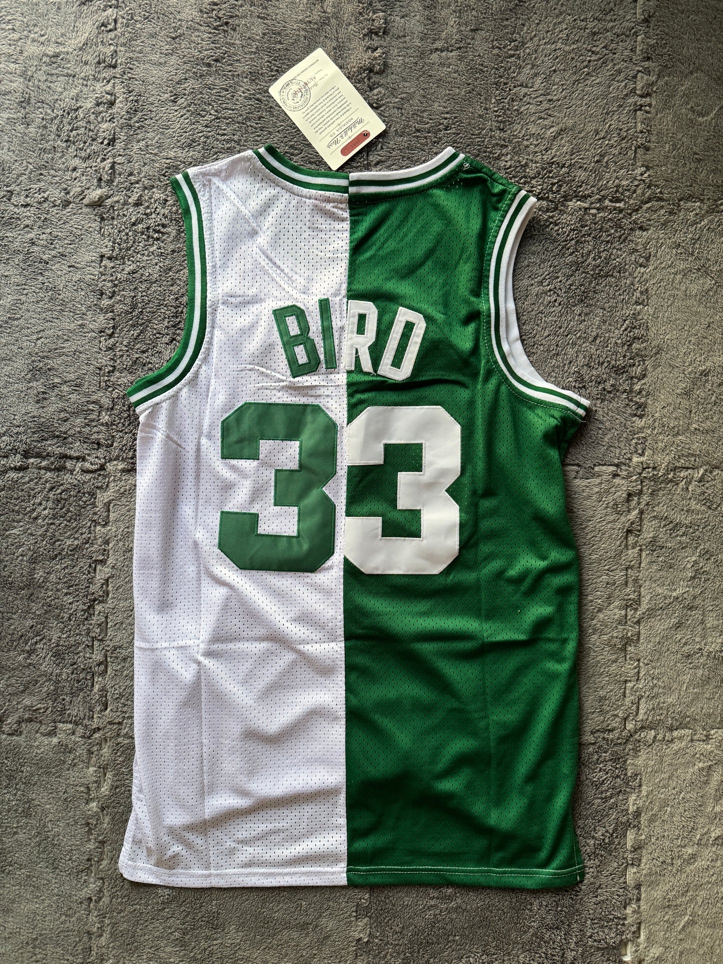 Celtics Bird basketball jersey