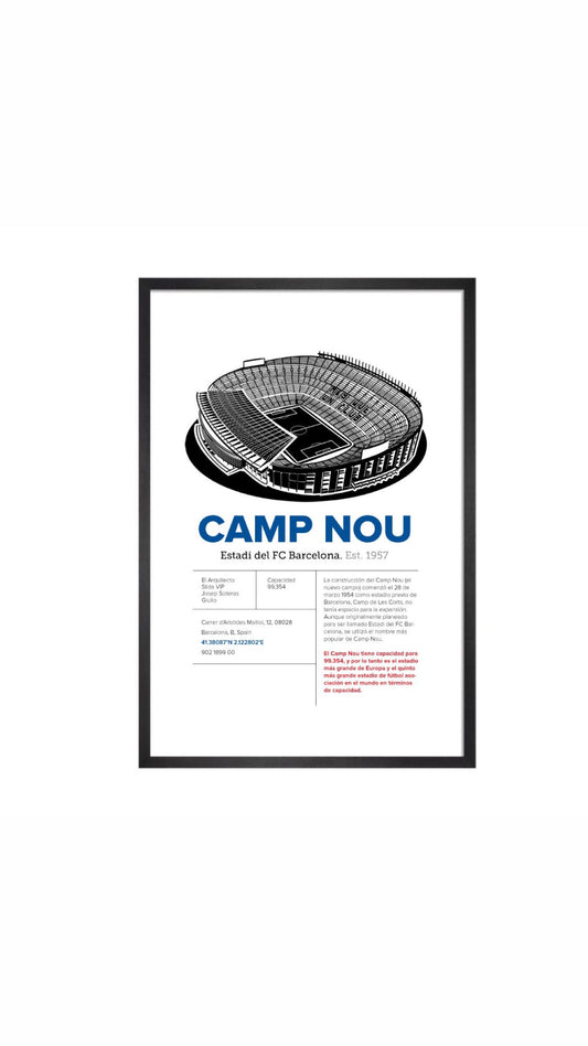 Camp nou poster